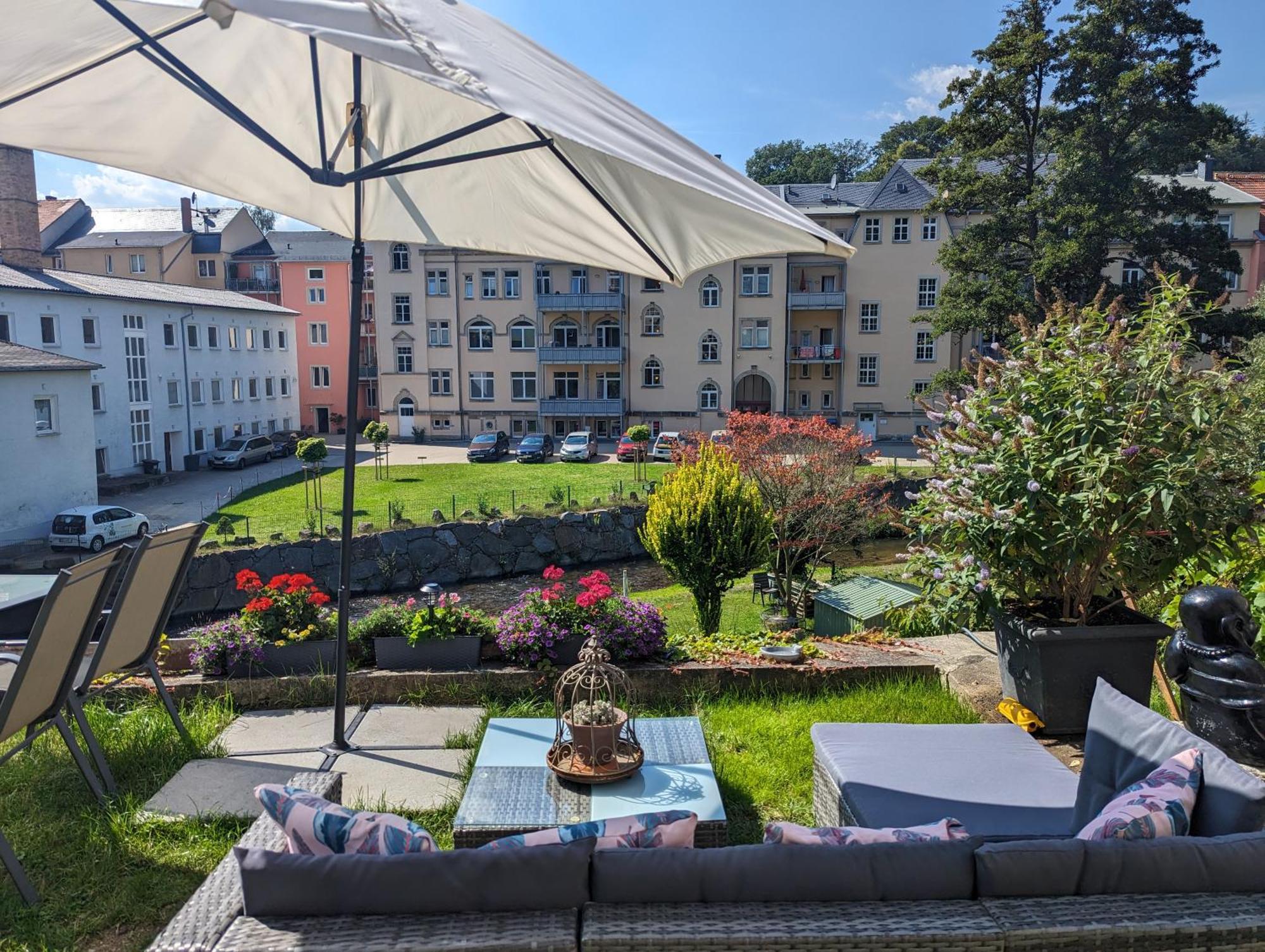 Hw4B - Urlaubsmagie - Zentral Mit Gemeinschaftsgarten, -Pool, -Sauna & Whirlpool Sebnitz Luaran gambar