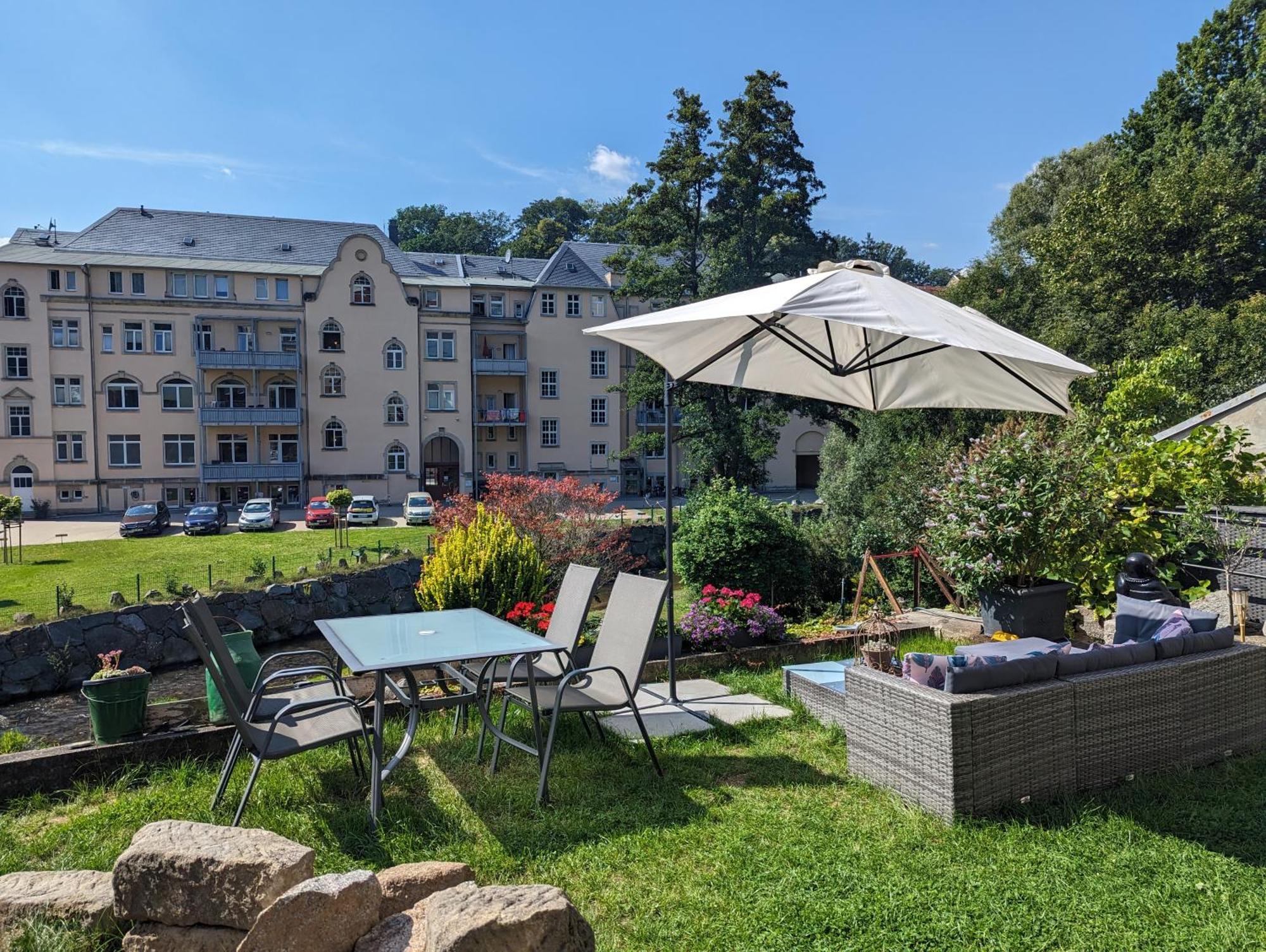 Hw4B - Urlaubsmagie - Zentral Mit Gemeinschaftsgarten, -Pool, -Sauna & Whirlpool Sebnitz Luaran gambar