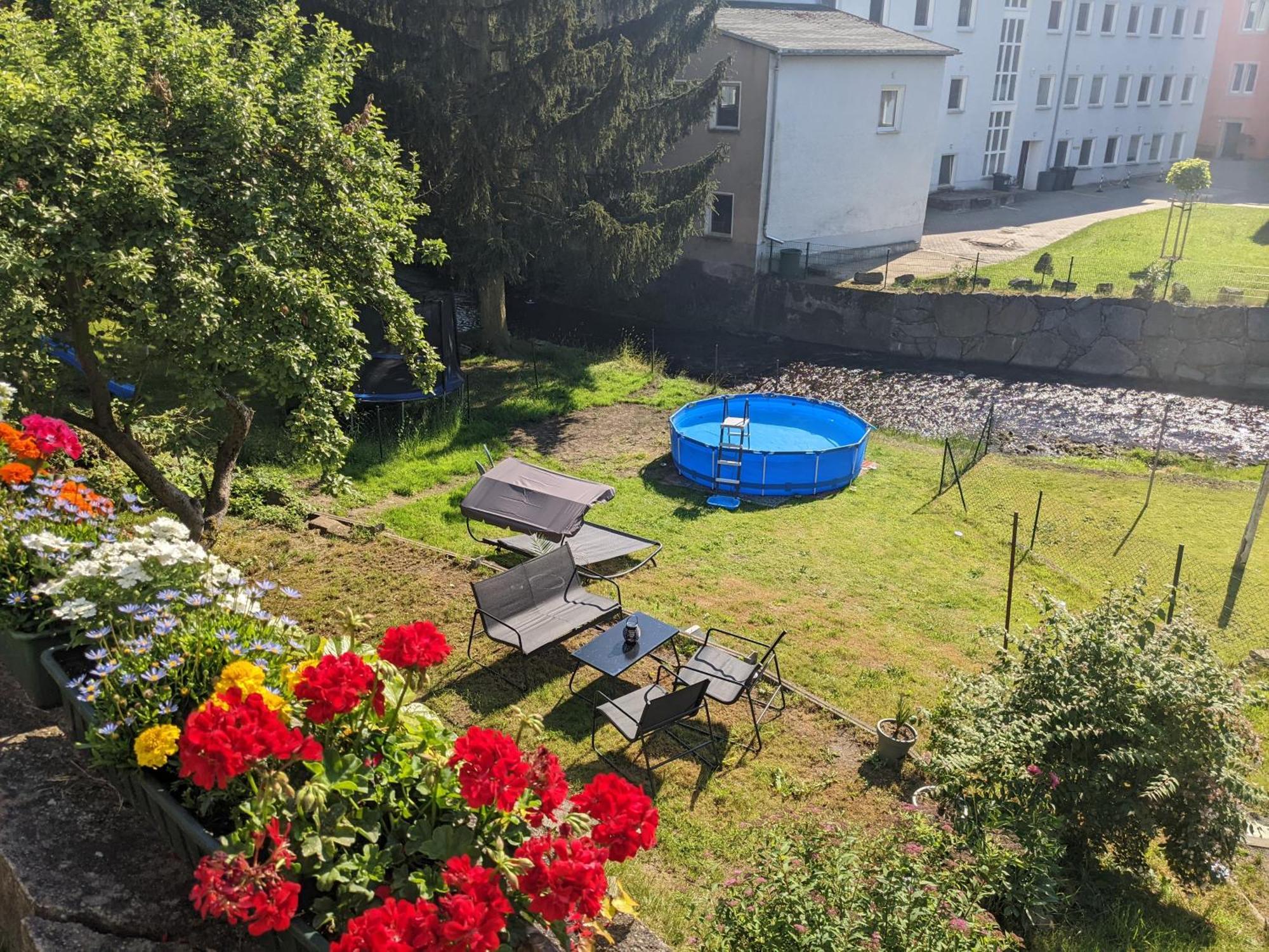 Hw4B - Urlaubsmagie - Zentral Mit Gemeinschaftsgarten, -Pool, -Sauna & Whirlpool Sebnitz Luaran gambar