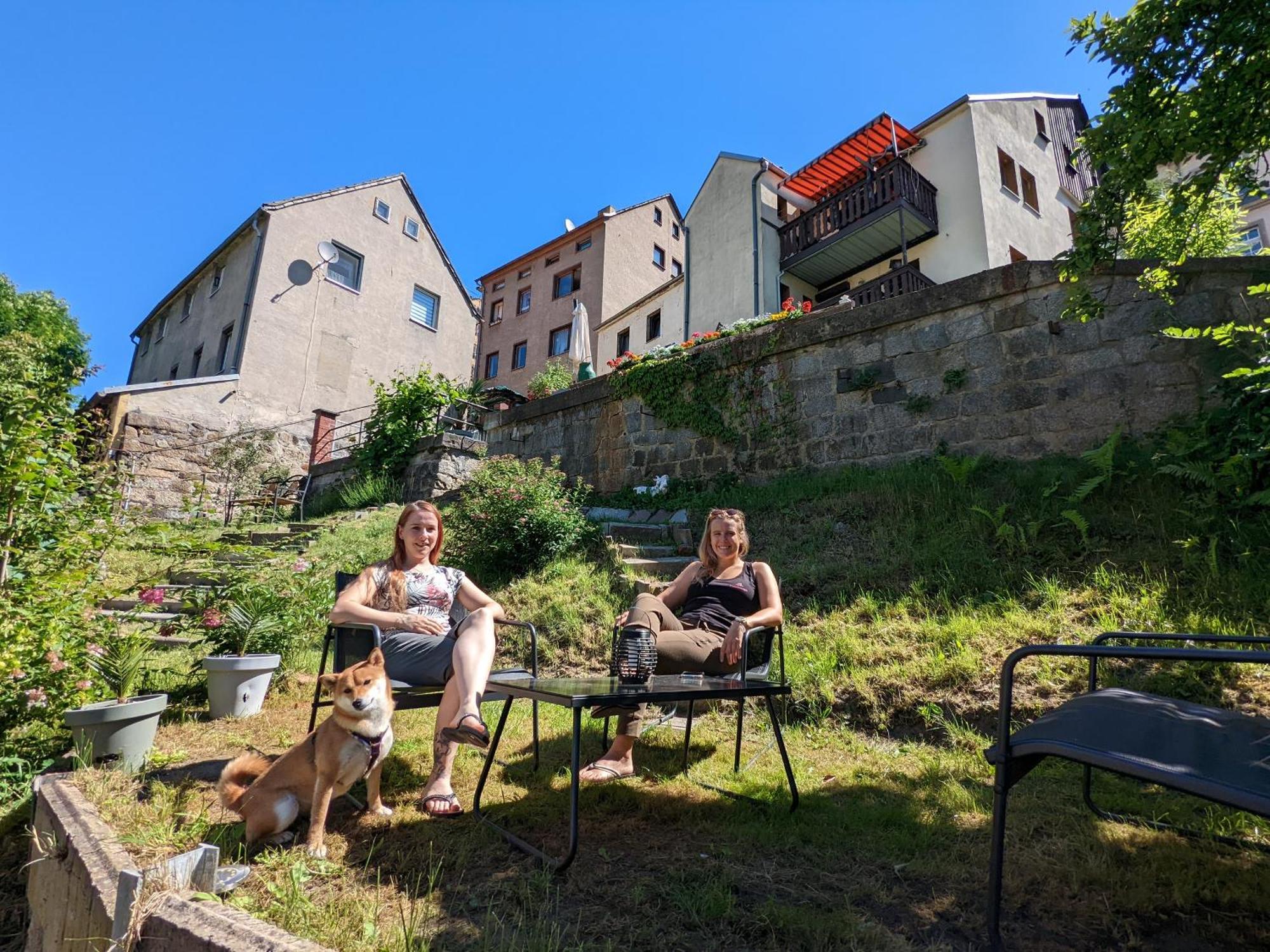 Hw4B - Urlaubsmagie - Zentral Mit Gemeinschaftsgarten, -Pool, -Sauna & Whirlpool Sebnitz Luaran gambar