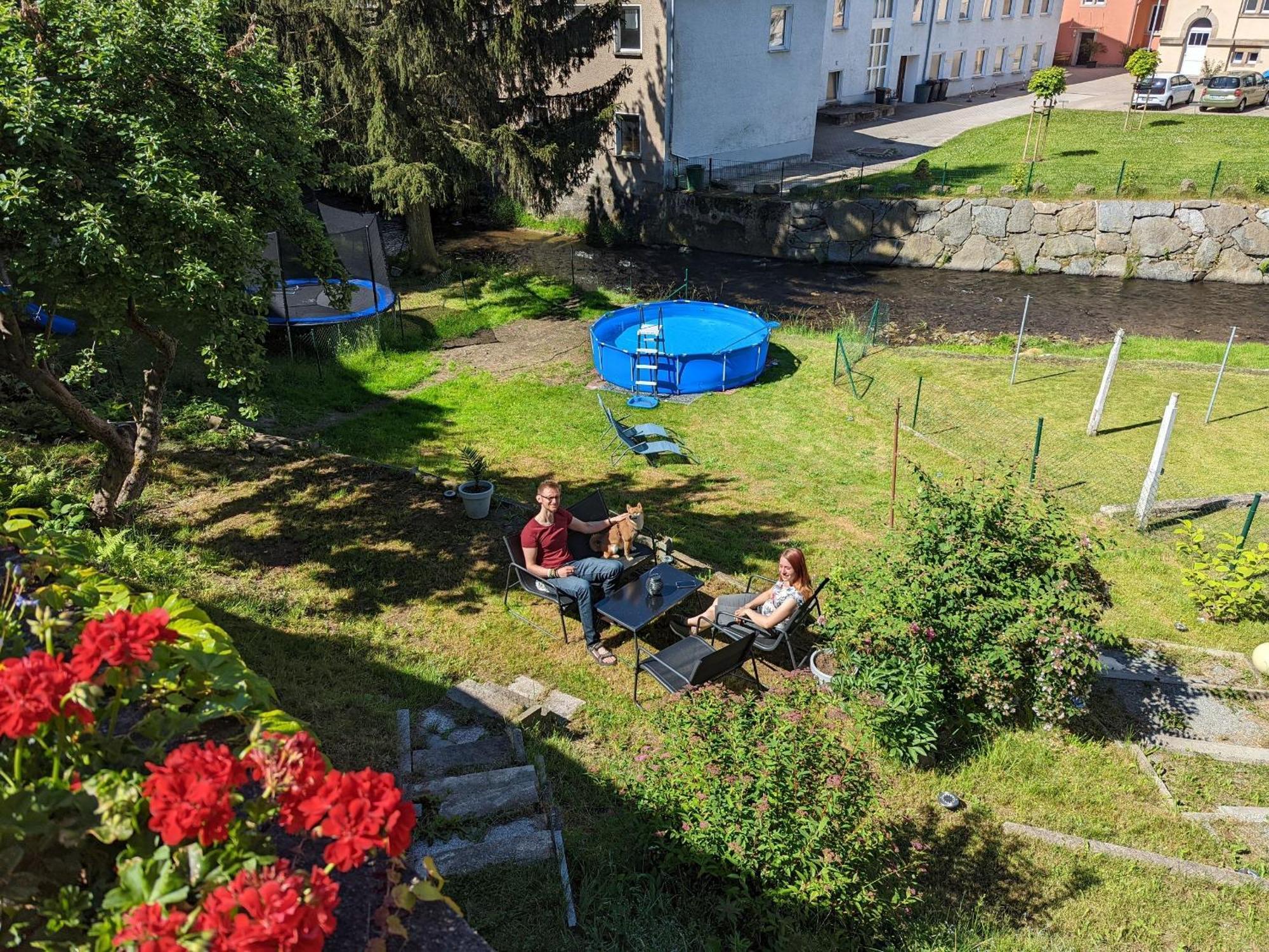 Hw4B - Urlaubsmagie - Zentral Mit Gemeinschaftsgarten, -Pool, -Sauna & Whirlpool Sebnitz Luaran gambar
