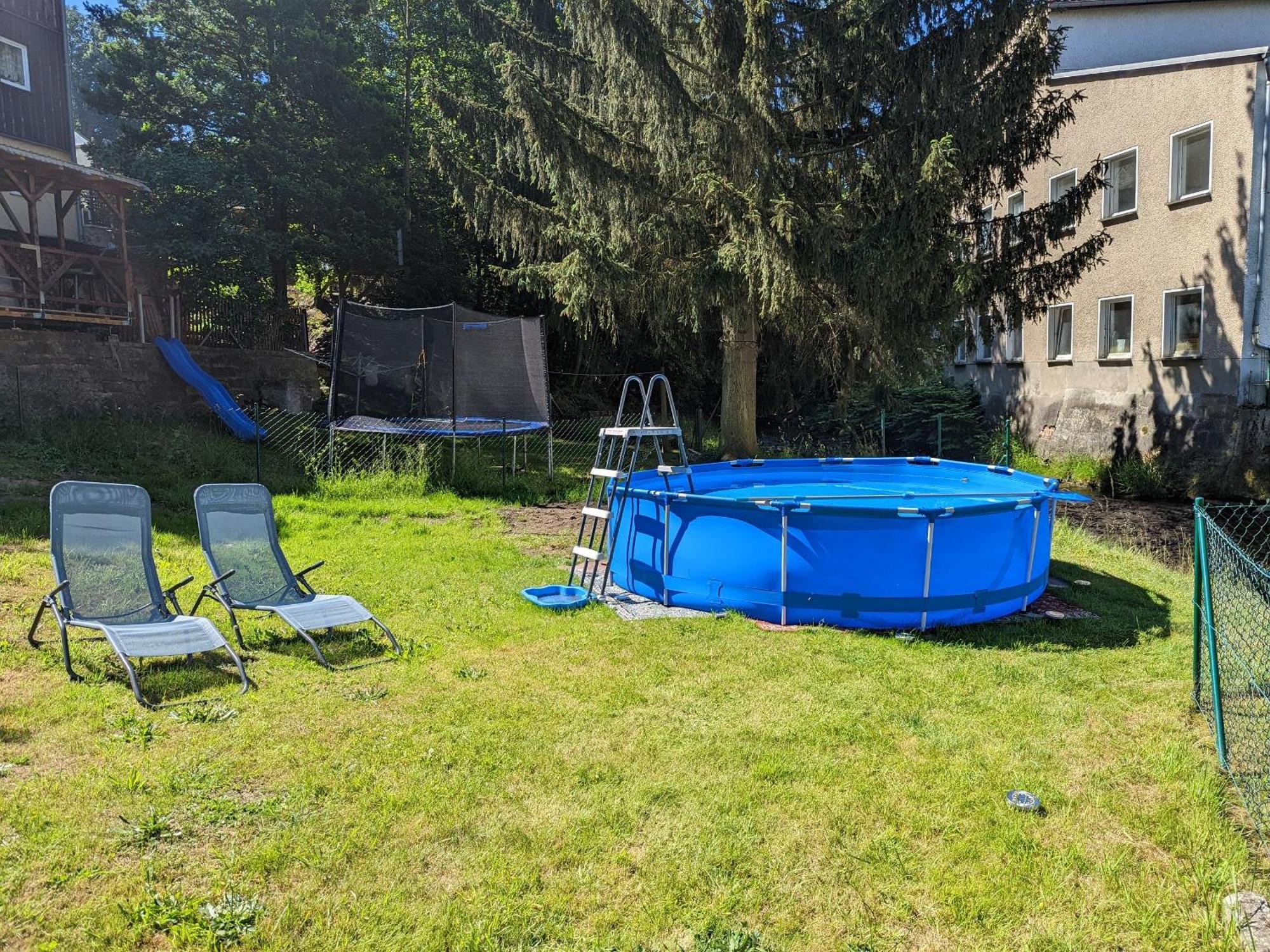 Hw4B - Urlaubsmagie - Zentral Mit Gemeinschaftsgarten, -Pool, -Sauna & Whirlpool Sebnitz Luaran gambar